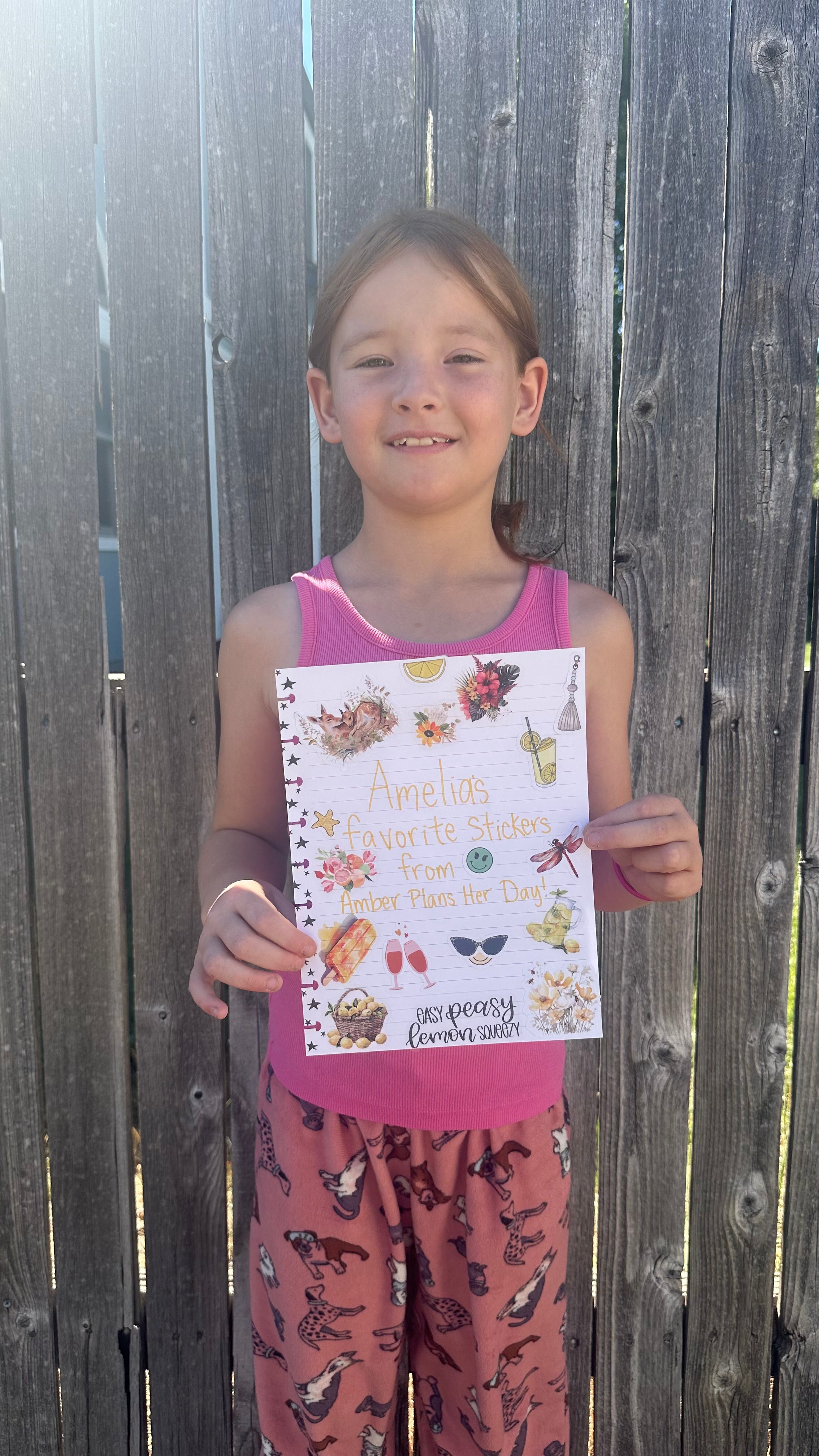 Amelia’s Favorites Amber Plans Her Day