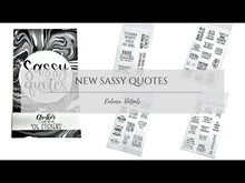 Load and play video in Gallery viewer, Sassy Quotes Sticker Book