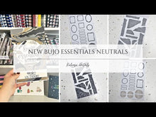Load and play video in Gallery viewer, Bujo Essentials Neutrals Sticker Book