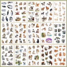 Load image into Gallery viewer, Animals Sticker Book