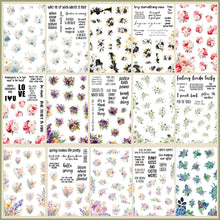 Load image into Gallery viewer, Holiday Florals and Quotes Sticker Book