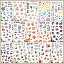 Load image into Gallery viewer, Holiday Florals and Quotes Sticker Book