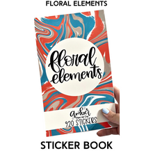 Load image into Gallery viewer, Floral Elements Sticker Book