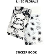 Load image into Gallery viewer, Lined Florals Sticker Book