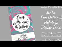 Load and play video in Gallery viewer, Fun National Holidays Sticker Book