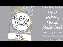Load and play video in Gallery viewer, Holiday Florals Sticker Book
