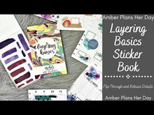 Load and play video in Gallery viewer, Layering Basics Sticker Book