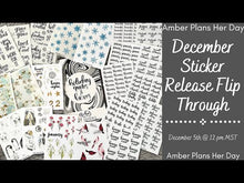 Load and play video in Gallery viewer, Holiday Quotes and Boxes Sticker Book