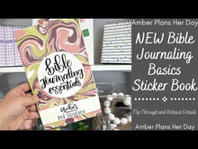 Load and play video in Gallery viewer, Bible Journaling Essentials Sticker Book