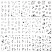 Load image into Gallery viewer, Lined Florals Sticker Book