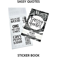 Load image into Gallery viewer, Sassy Quotes Sticker Book

