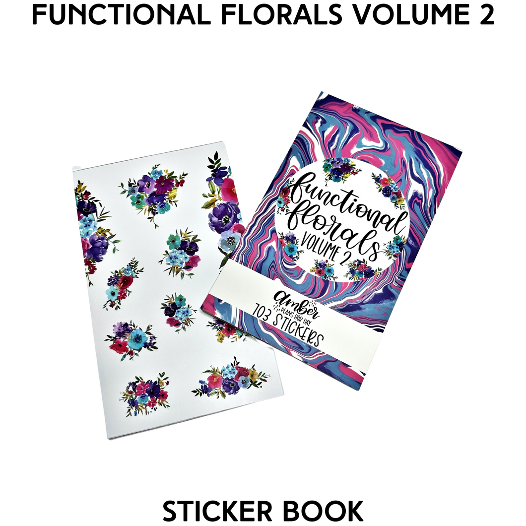 Functional Florals Volume 2 Sticker Book