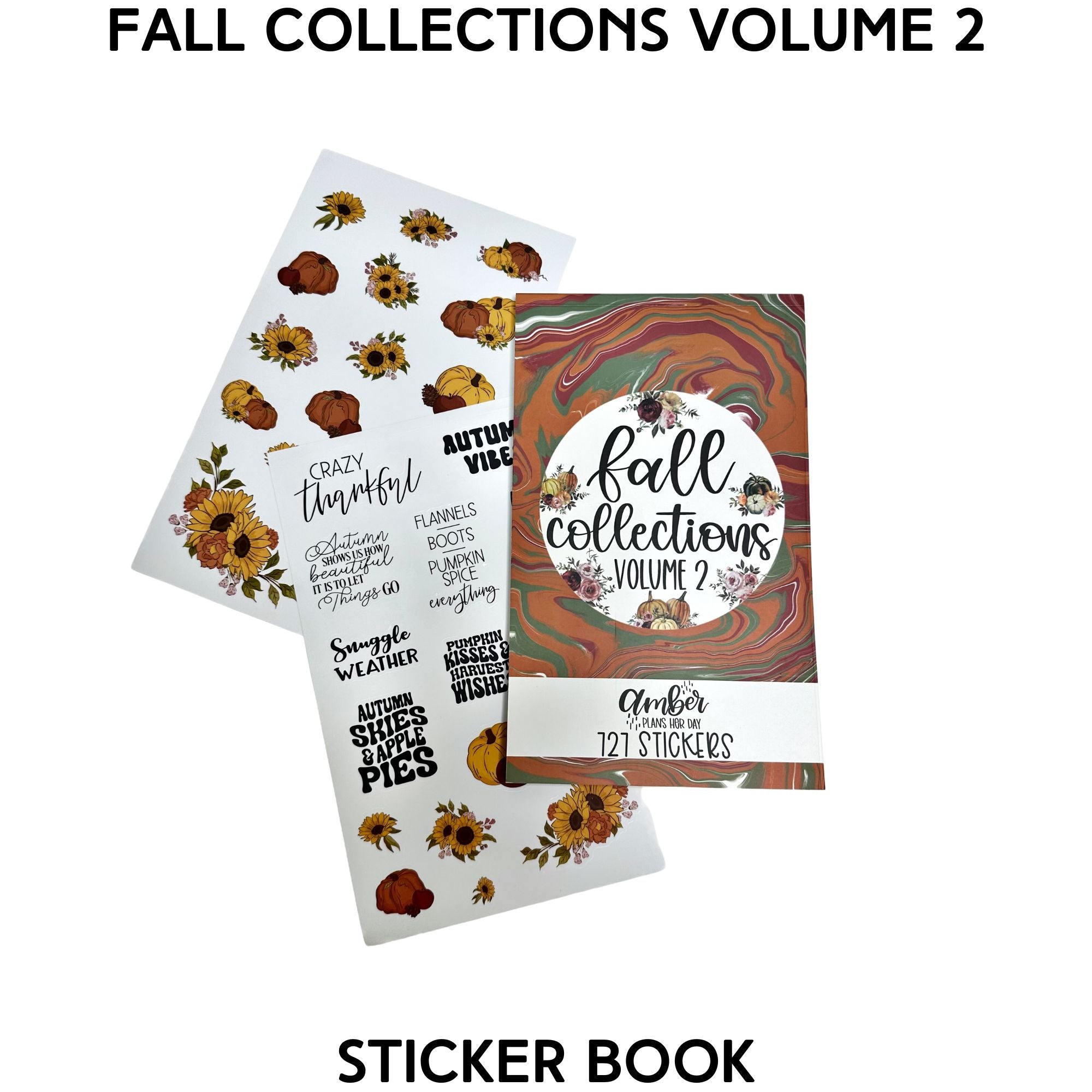 Fall Collections Volume 2 Sticker Book – Amber Plans Her Day