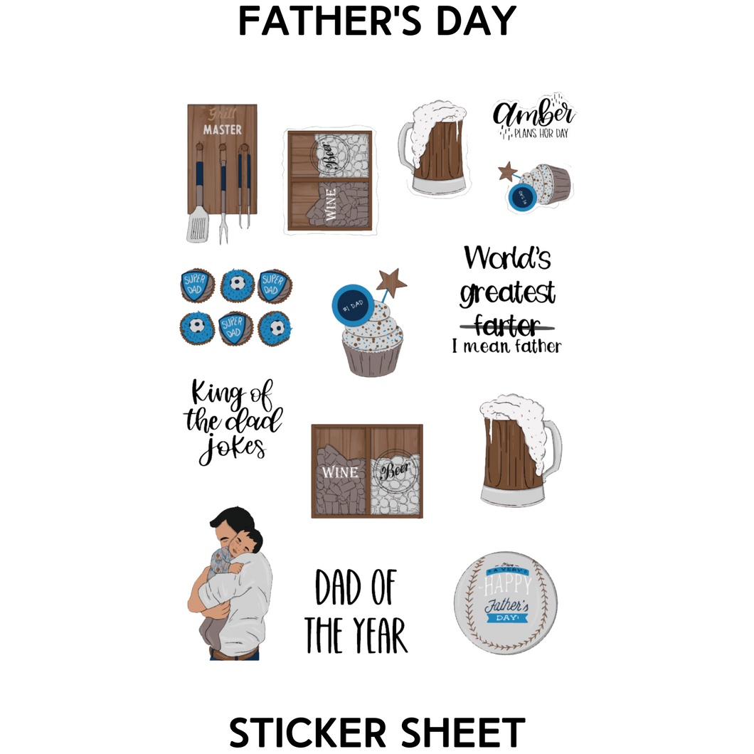 Father's Day Sticker Sheet