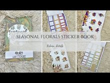Load and play video in Gallery viewer, Seasonal Florals Sticker Book
