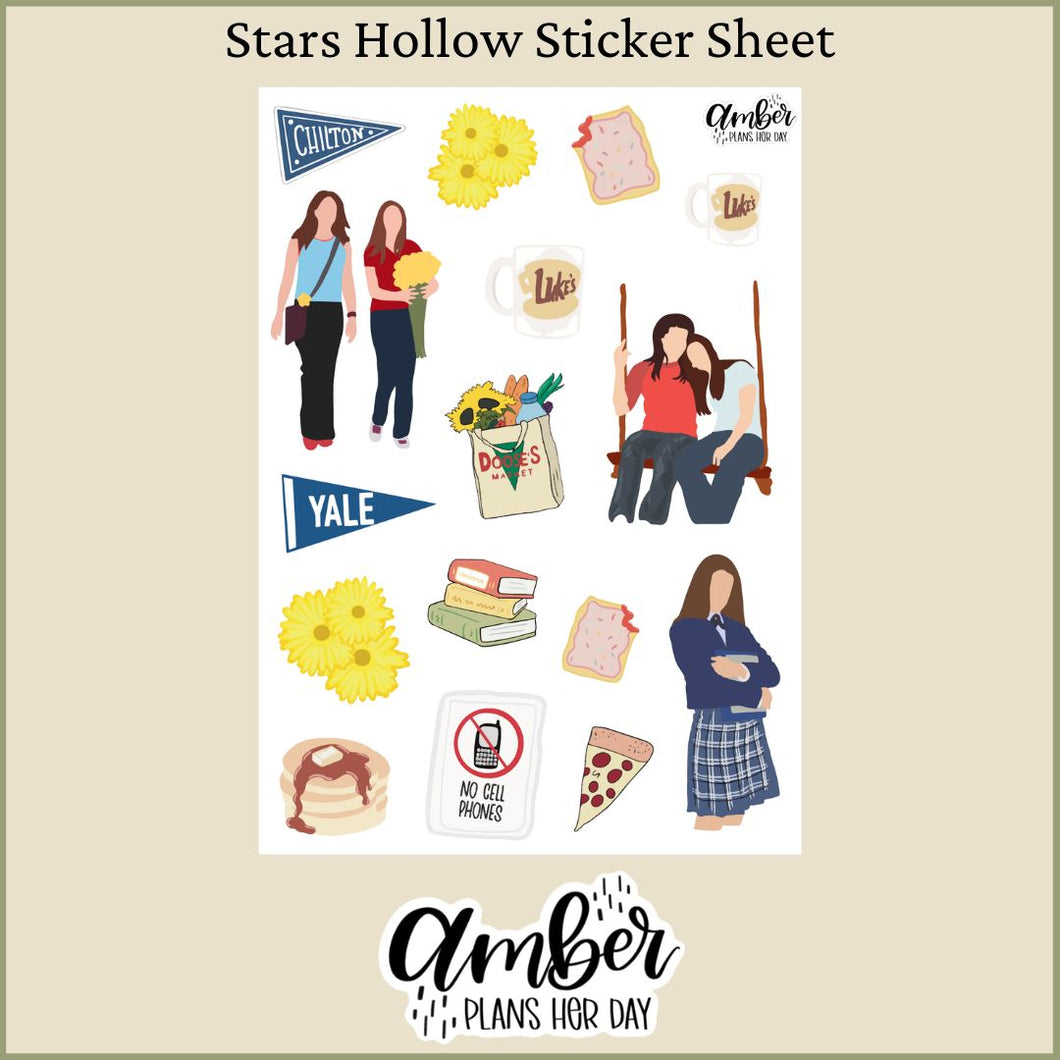 Stars Hollow Sticker Sheet