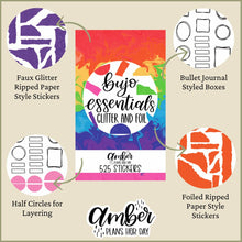 Load image into Gallery viewer, Bujo Essentials Glitter and Foil Sticker Book
