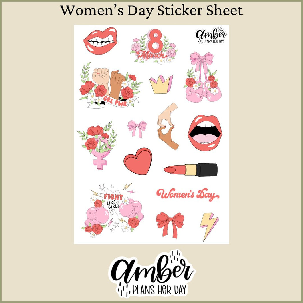 Women's Day Sticker Sheet