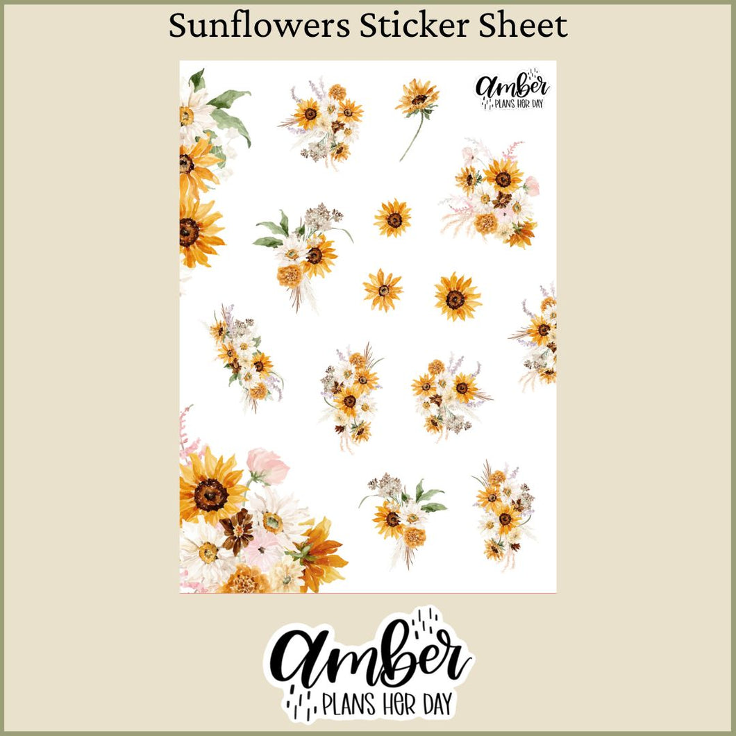 Sunflowers Sticker Sheet