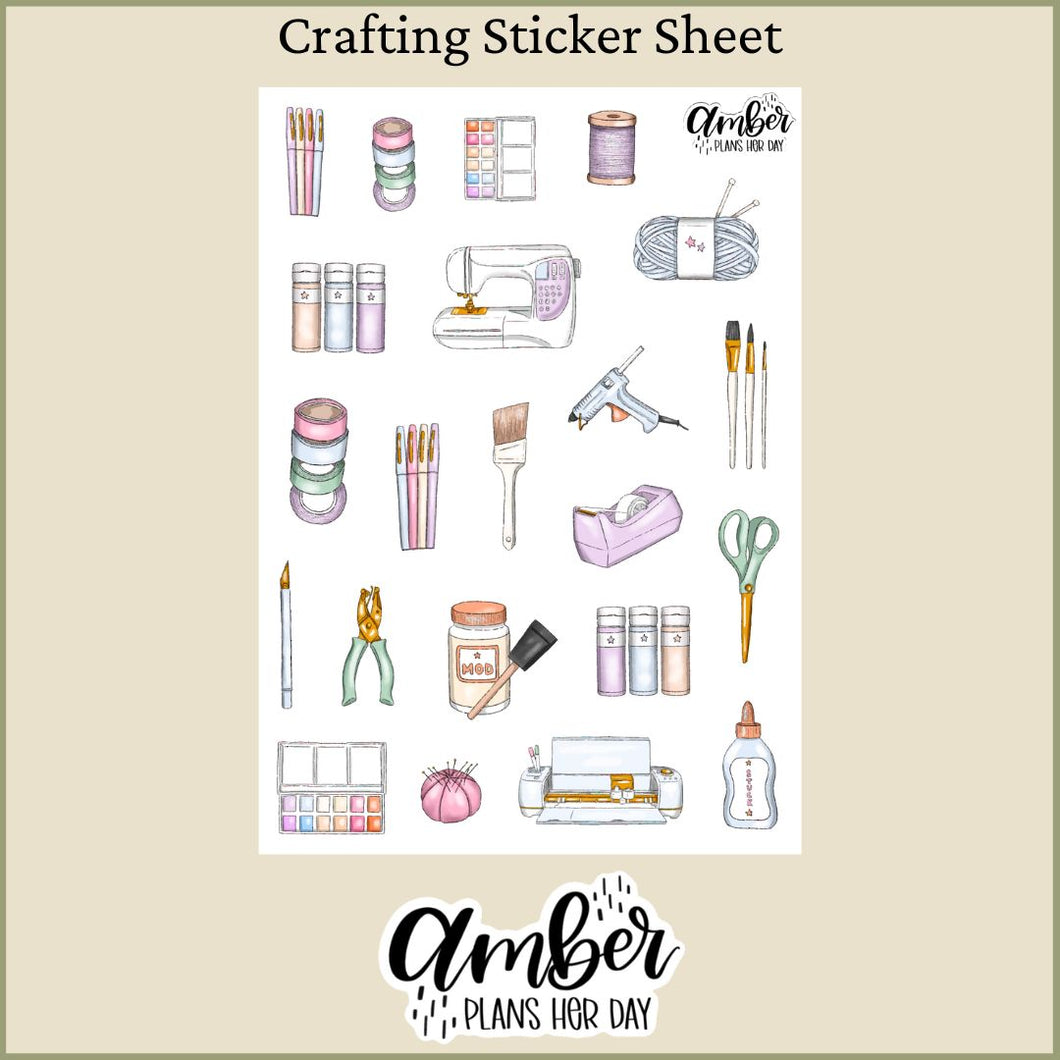 Crafting Sticker Sheet