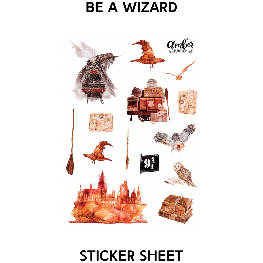 Be a Wizard Sticker Sheet