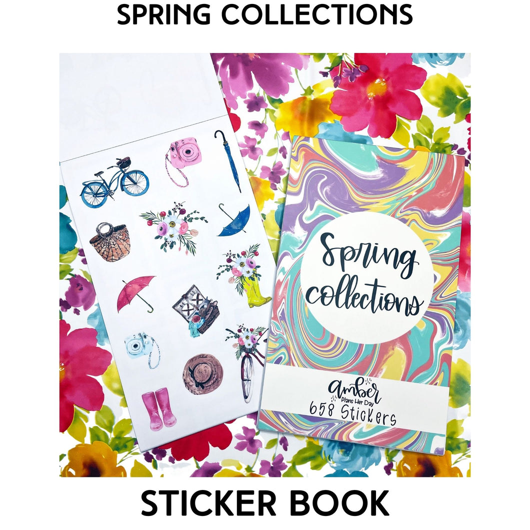 Spring Collections Sticker Book