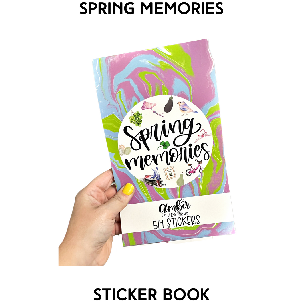 Spring Memories Sticker Book