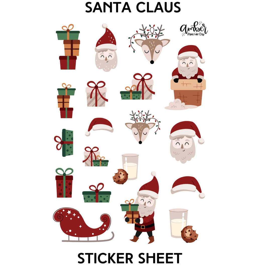 Santa Claus Sticker Sheet