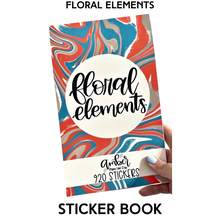 Load image into Gallery viewer, Floral Elements Sticker Book
