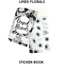 Load image into Gallery viewer, Lined Florals Sticker Book
