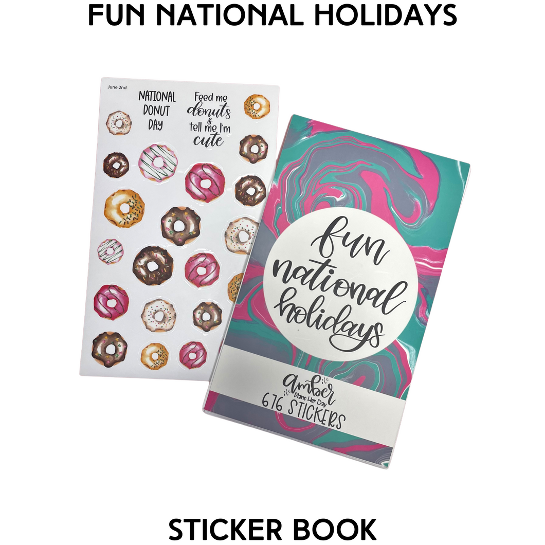 Fun National Holidays Sticker Book