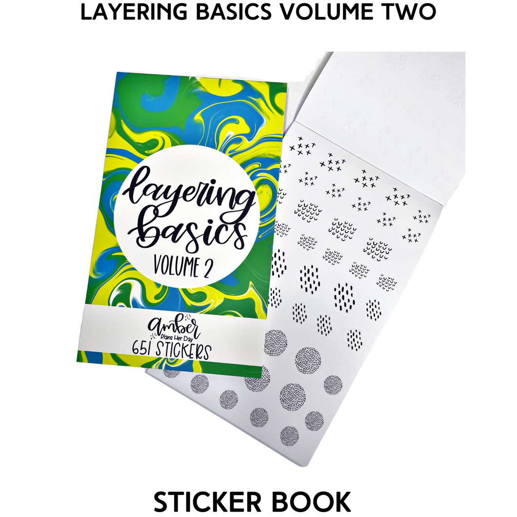 Layering Basics Volume 2 Sticker Book