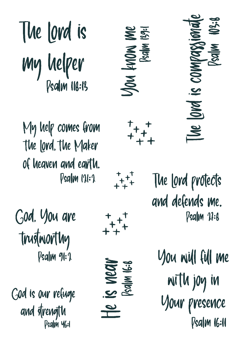 Psalms Sticker Sheet – Amber Plans Her Day